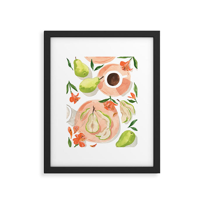 Pretty Pears Still Life Framed Art Print Gallery Image 1