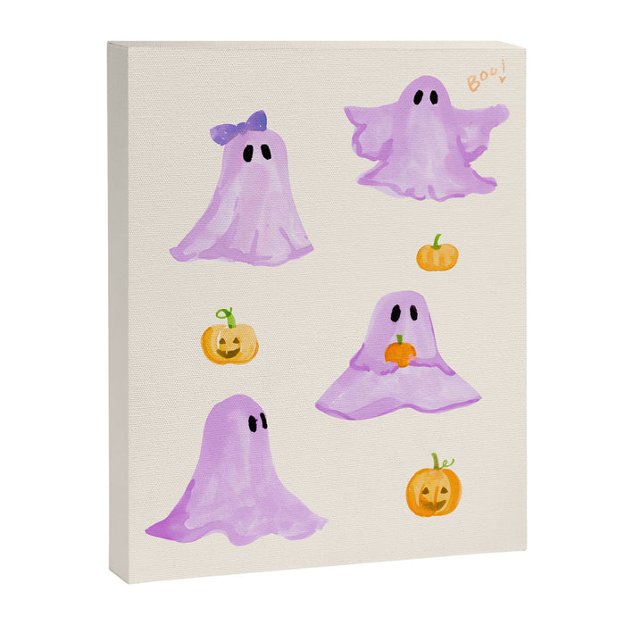 Purple Ghosts Canvas Print Gallery Image 1