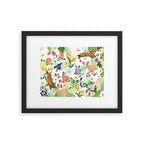 Rabbits and Strawberries Framed Art Print Gallery Image 5