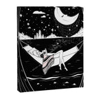 Reading in the Moonlight Canvas Print Gallery Image 6