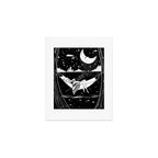 Reading in the Moonlight Art Print Gallery Image 1