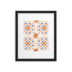 Red and Pink Tiles Framed Art Print Gallery Image 6