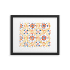 Red and Yellow tiles Framed Art Print Gallery Image 6