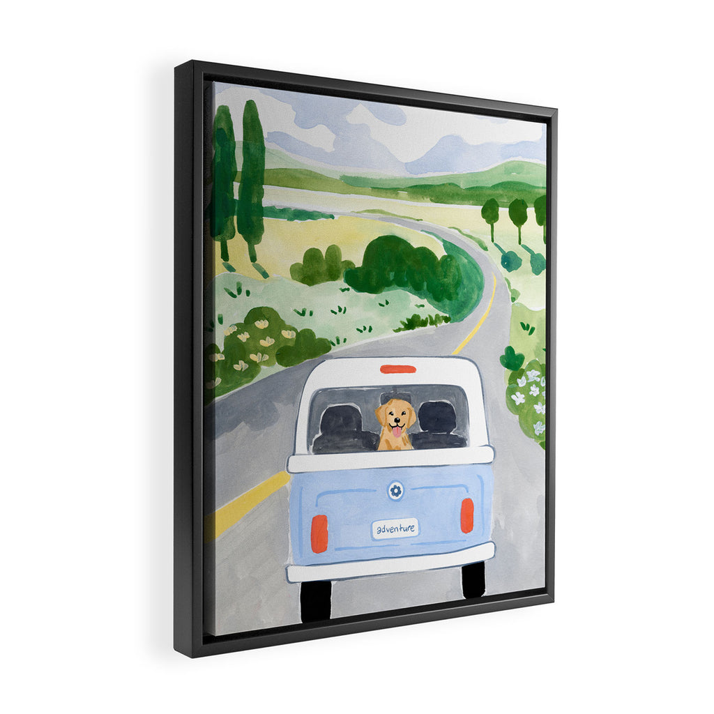 Road Trip II Framed Canvas Print Gallery Image 2