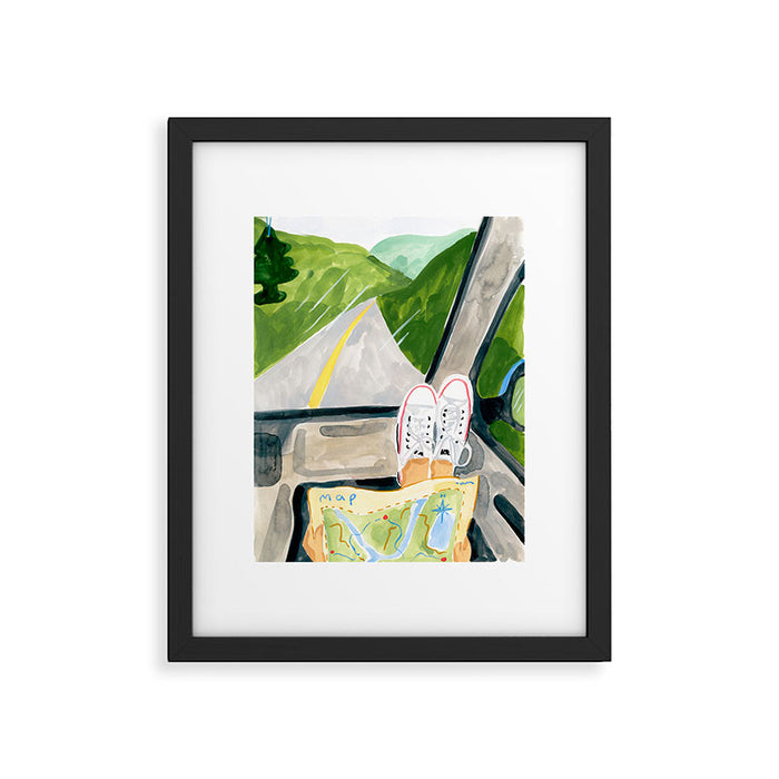 Road Trip Framed Art Print Gallery Image 1