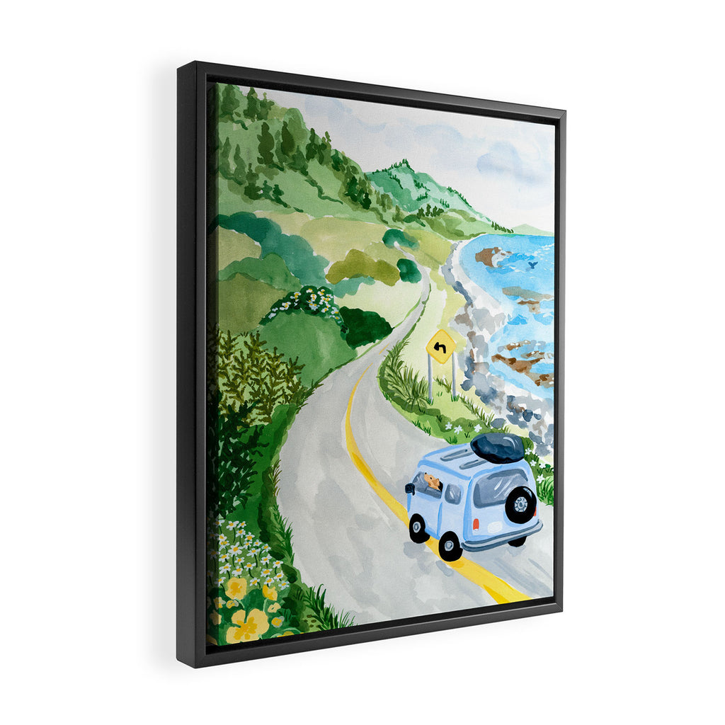 Road Trip II Framed Canvas Print Gallery Image 2