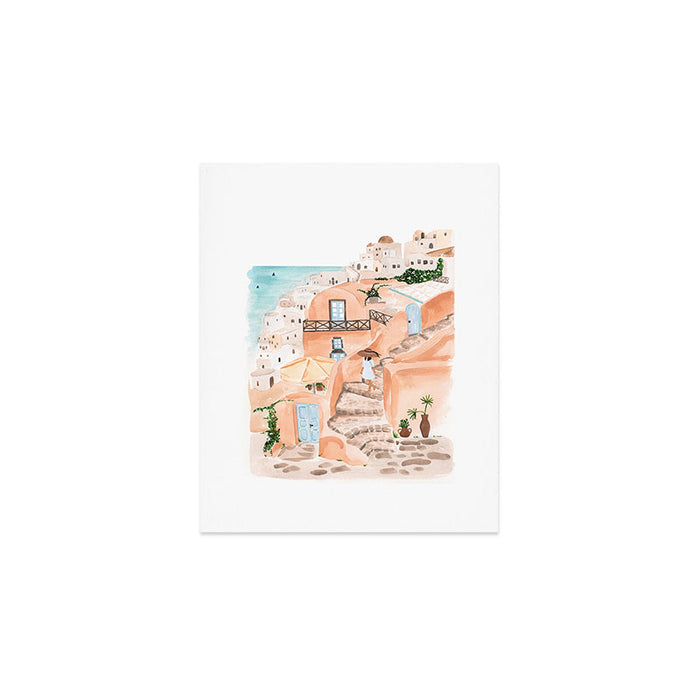 Santorini Art Print Gallery Image 1