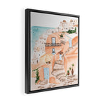 Santorini Framed Canvas Print Gallery Image 2