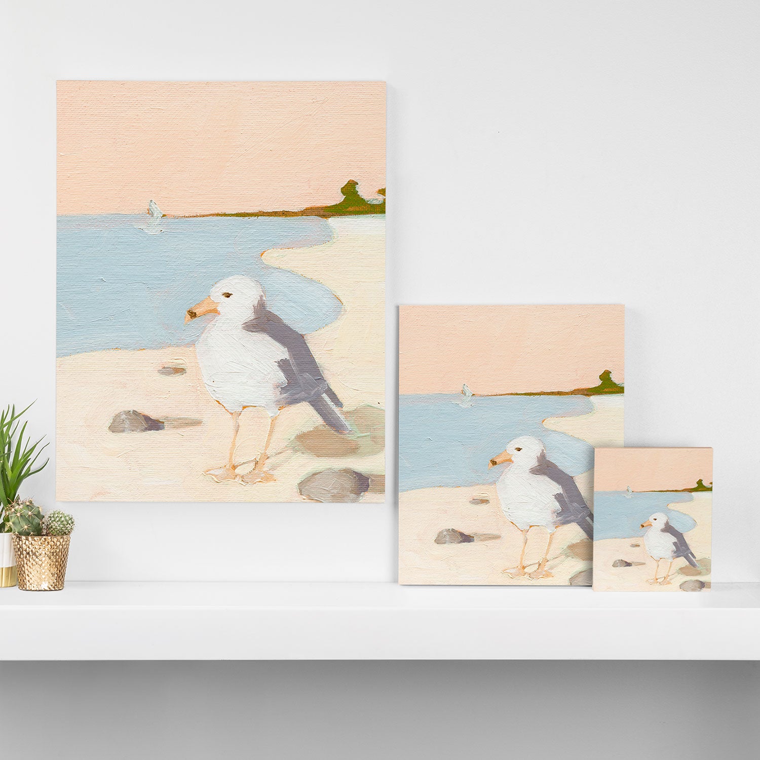 Seagull Canvas Print Gallery Image 3