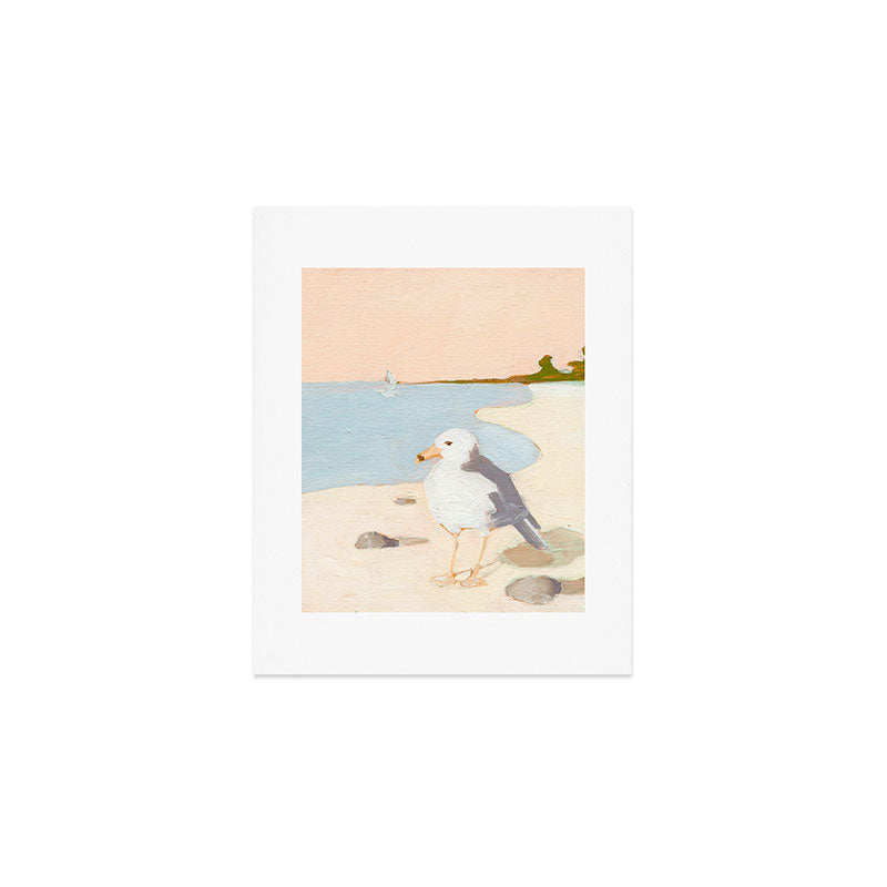 Seagull Art Print Gallery Image 1
