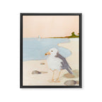 Seagull Framed Canvas Print Gallery Image 6