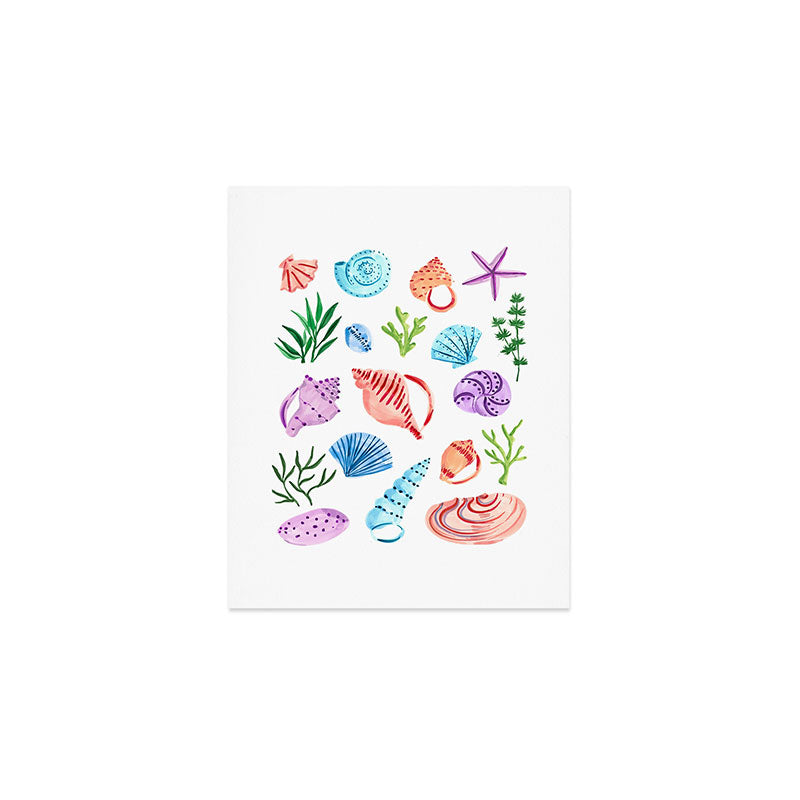 Seashells Art Print Gallery Image 1