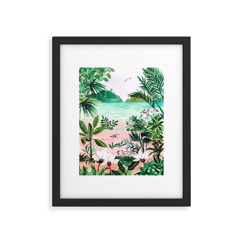 Seaside Meadow Framed Art Print Gallery Image 5