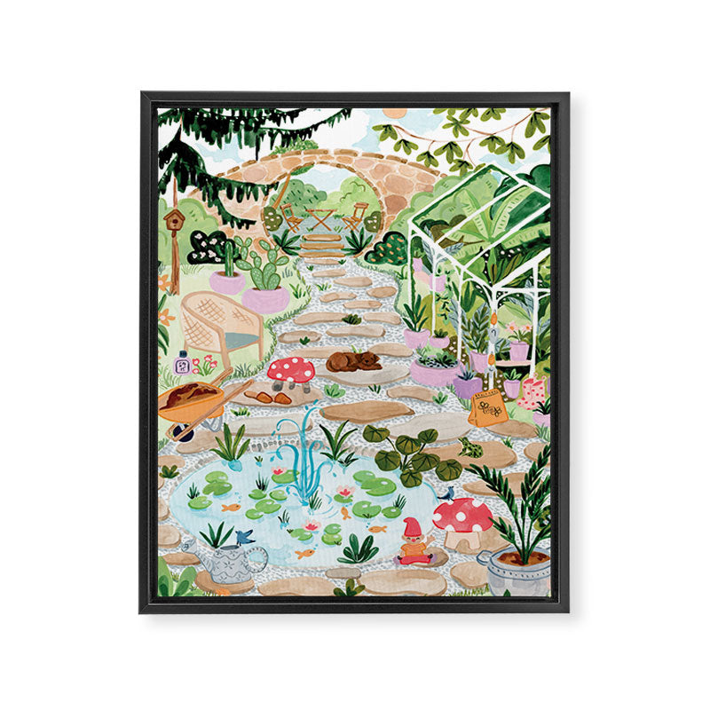 Secret Garden Framed Canvas Print Gallery Image 3