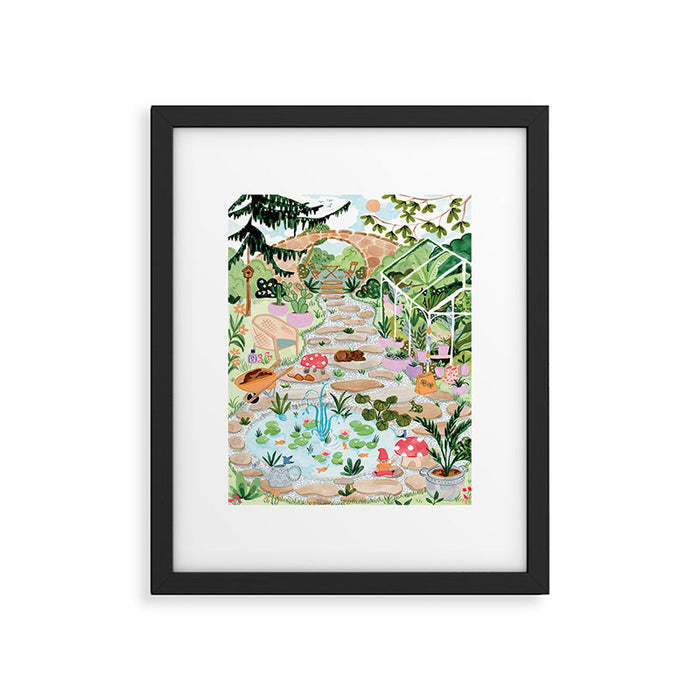 Secret Garden Framed Art Print Gallery Image 1