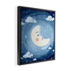 Sleeping Moon Framed Canvas Print Gallery Image 2
