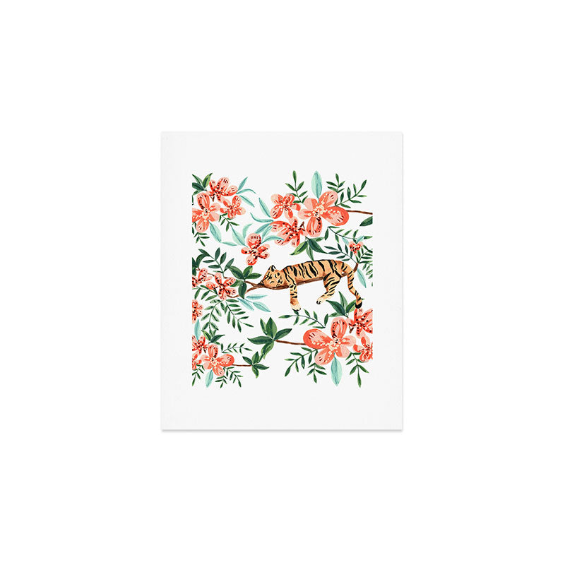 Sleeping Tiger Art Print Gallery Image 1