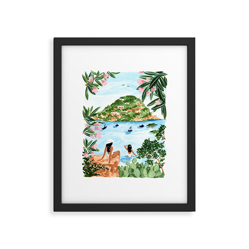 Somewhere in Italy Framed Art Print Gallery Image 5