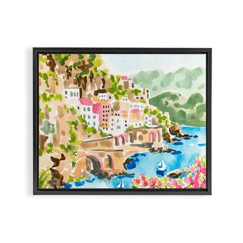 Sorrento Italy Framed Canvas Print Gallery Image 3