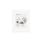 Spaghetti and Red Wine Art Print Gallery Image 1