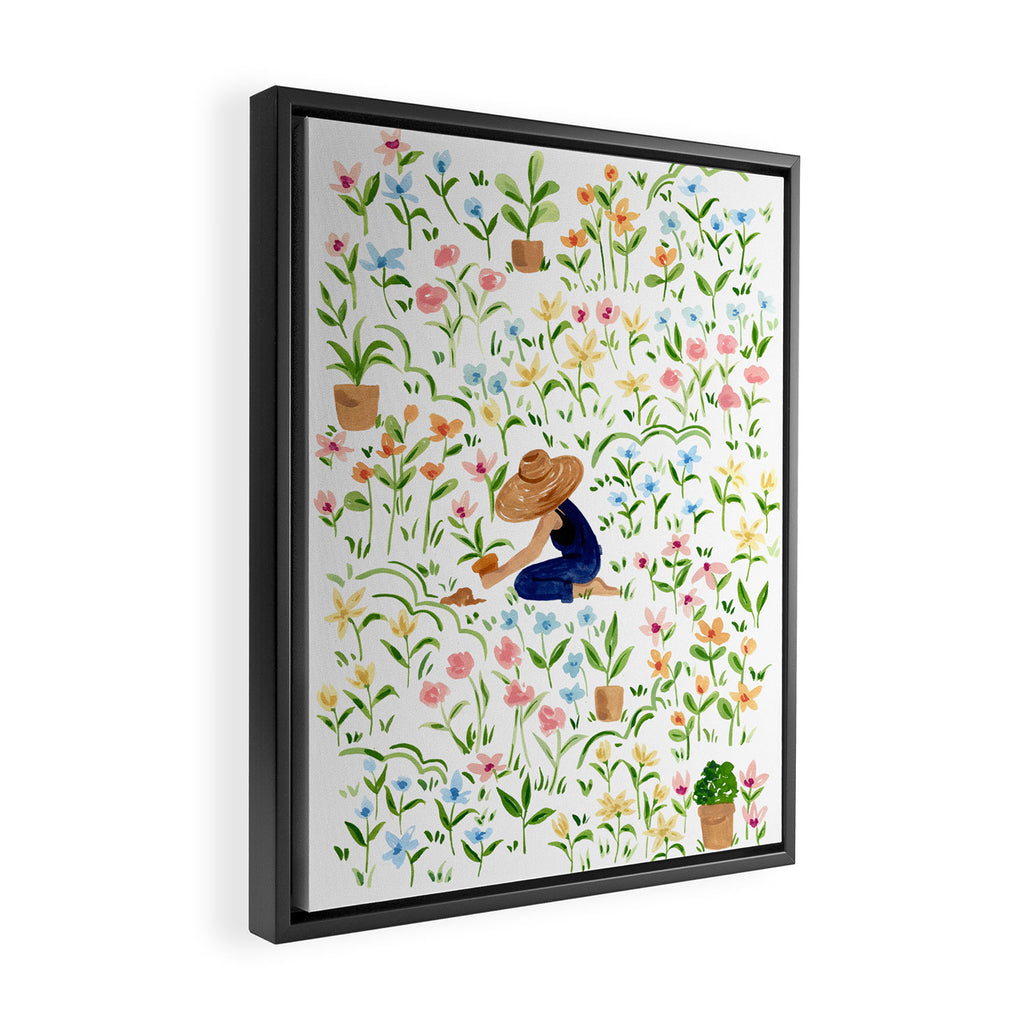 Spring Bloom Framed Canvas Print Gallery Image 2