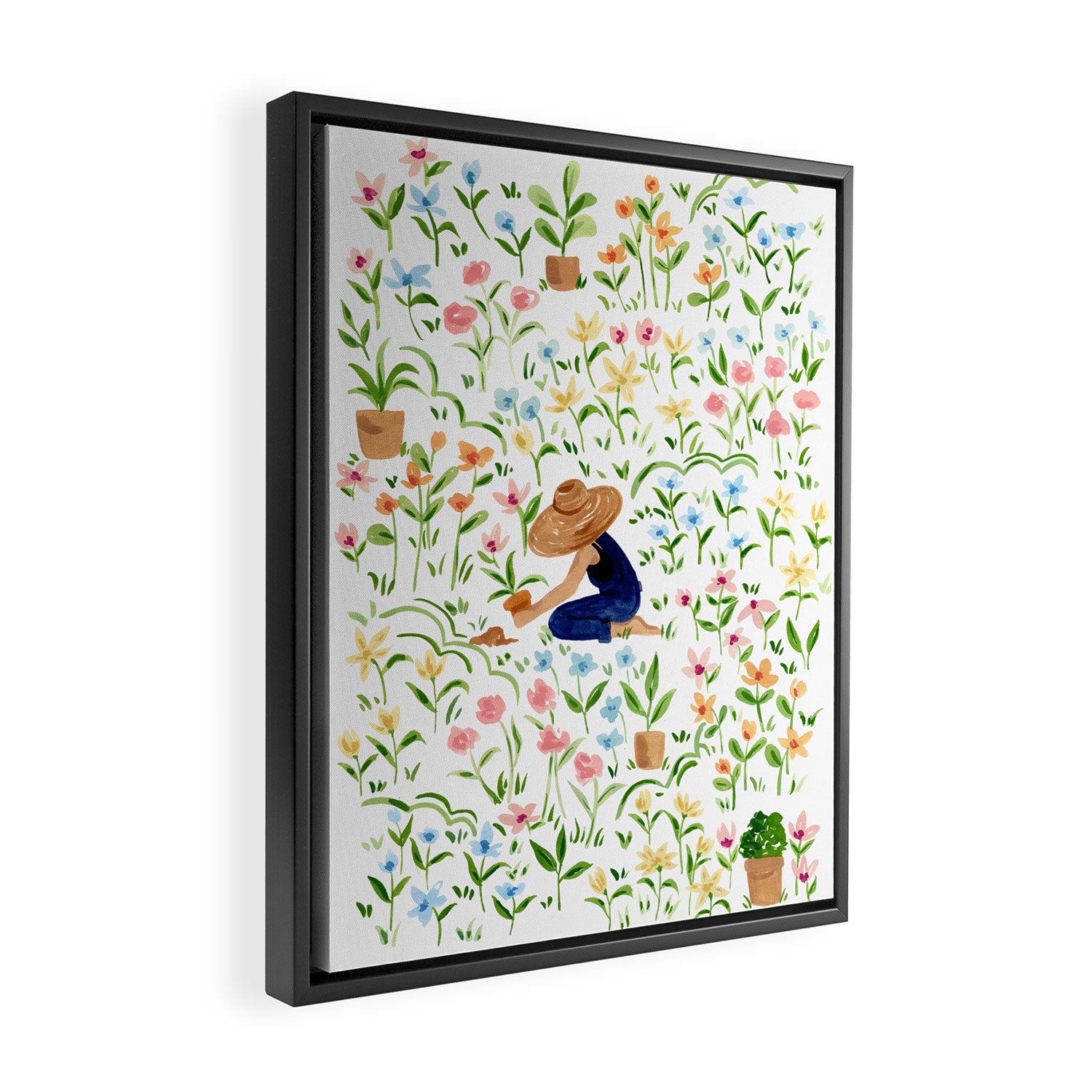 Spring Bloom Framed Canvas Print Gallery Image 2