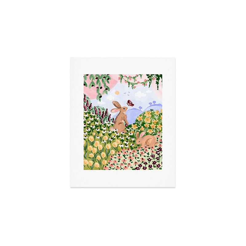 Spring Bunnies Art Print Gallery Image 1
