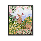 Spring Bunnies Framed Canvas Print Gallery Image 8