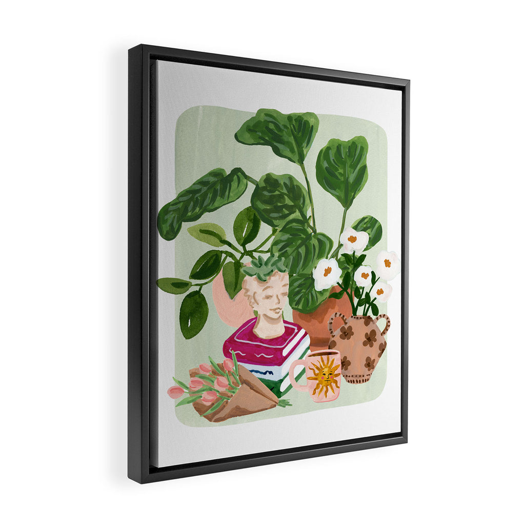 Still Life IV Framed Canvas Print Gallery Image 2