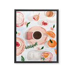 Still Life with Coffee Framed Canvas Print Gallery Image 6