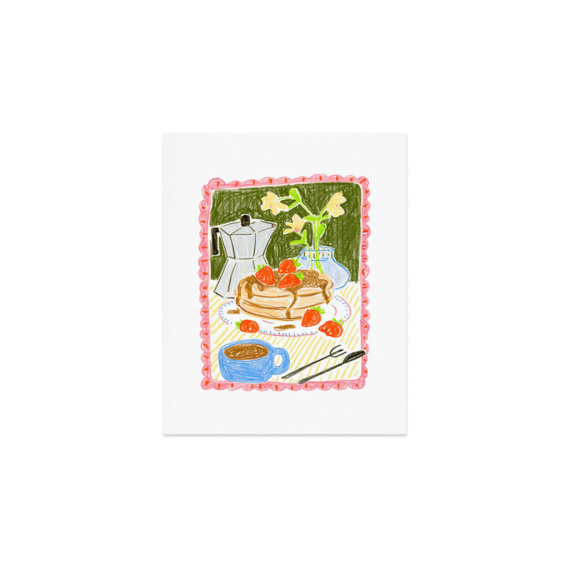 Still Life with Pancakes Art Print Gallery Image 1