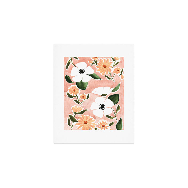Summer Florals Art Print Gallery Image 1