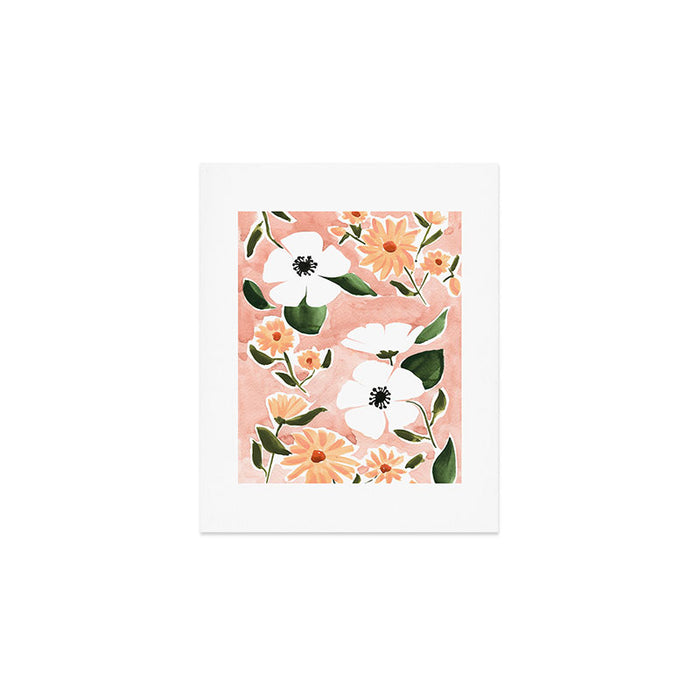 Summer Florals Art Print Gallery Image 1