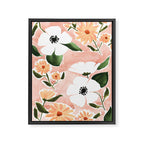 Summer Florals Framed Canvas Print Gallery Image 6