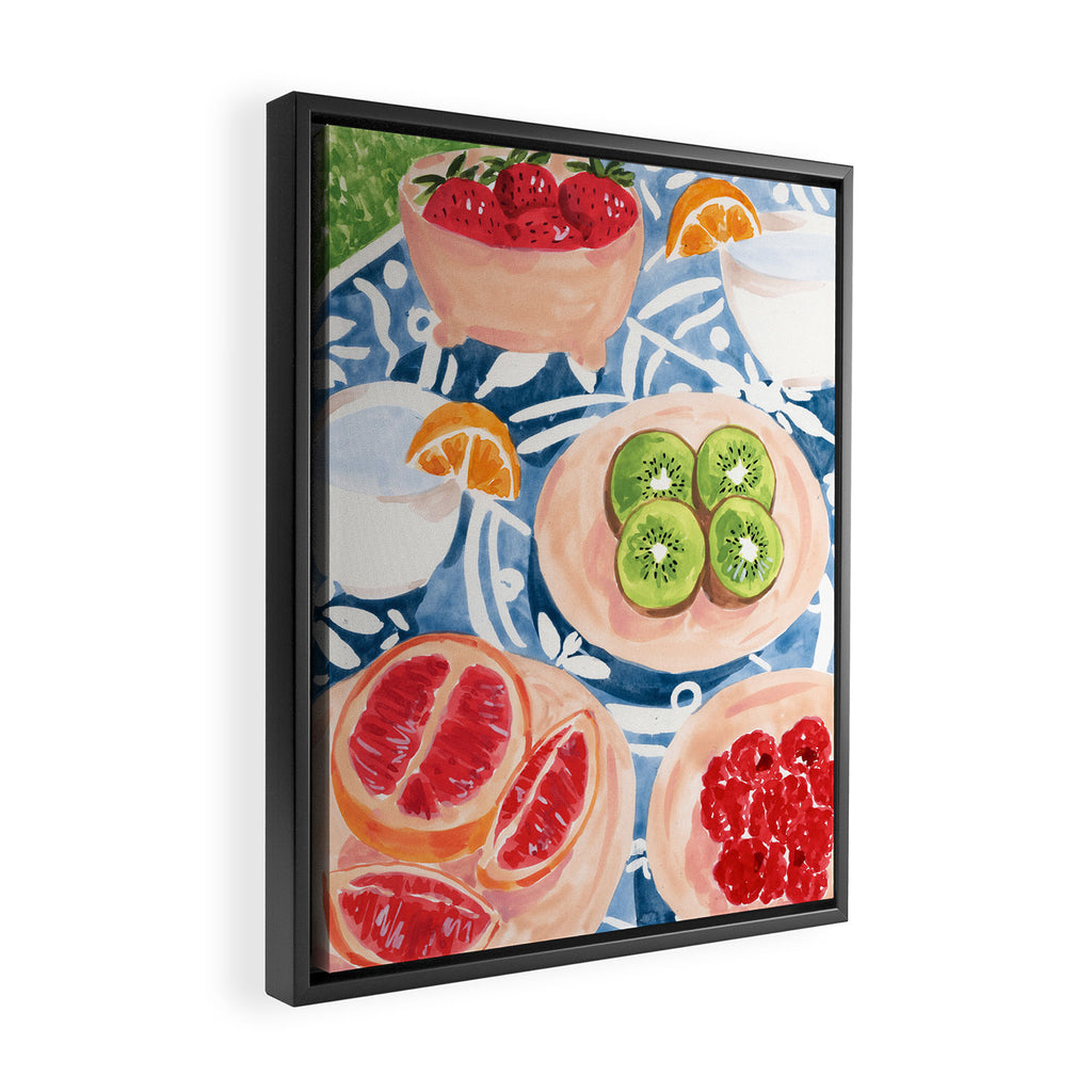 Summer Picnic Framed Canvas Print Gallery Image 2