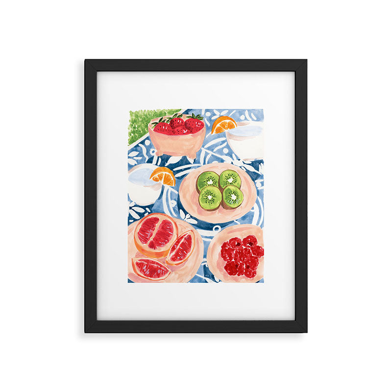 Summer Picnic Framed Art Print Gallery Image 5