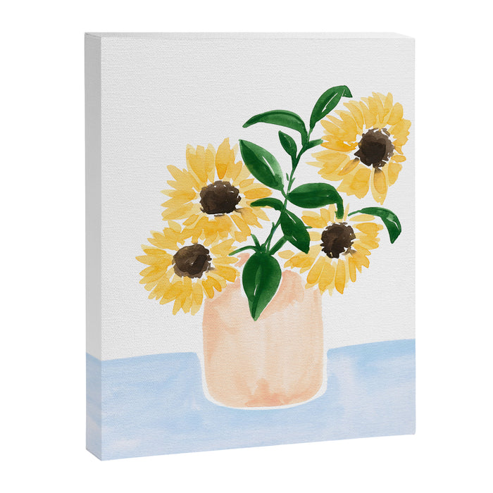 Sunflowers in a Vase Canvas Print Gallery Image 1