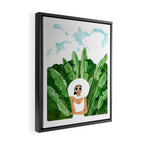Sunny Portrait Framed Canvas Print Gallery Image 2