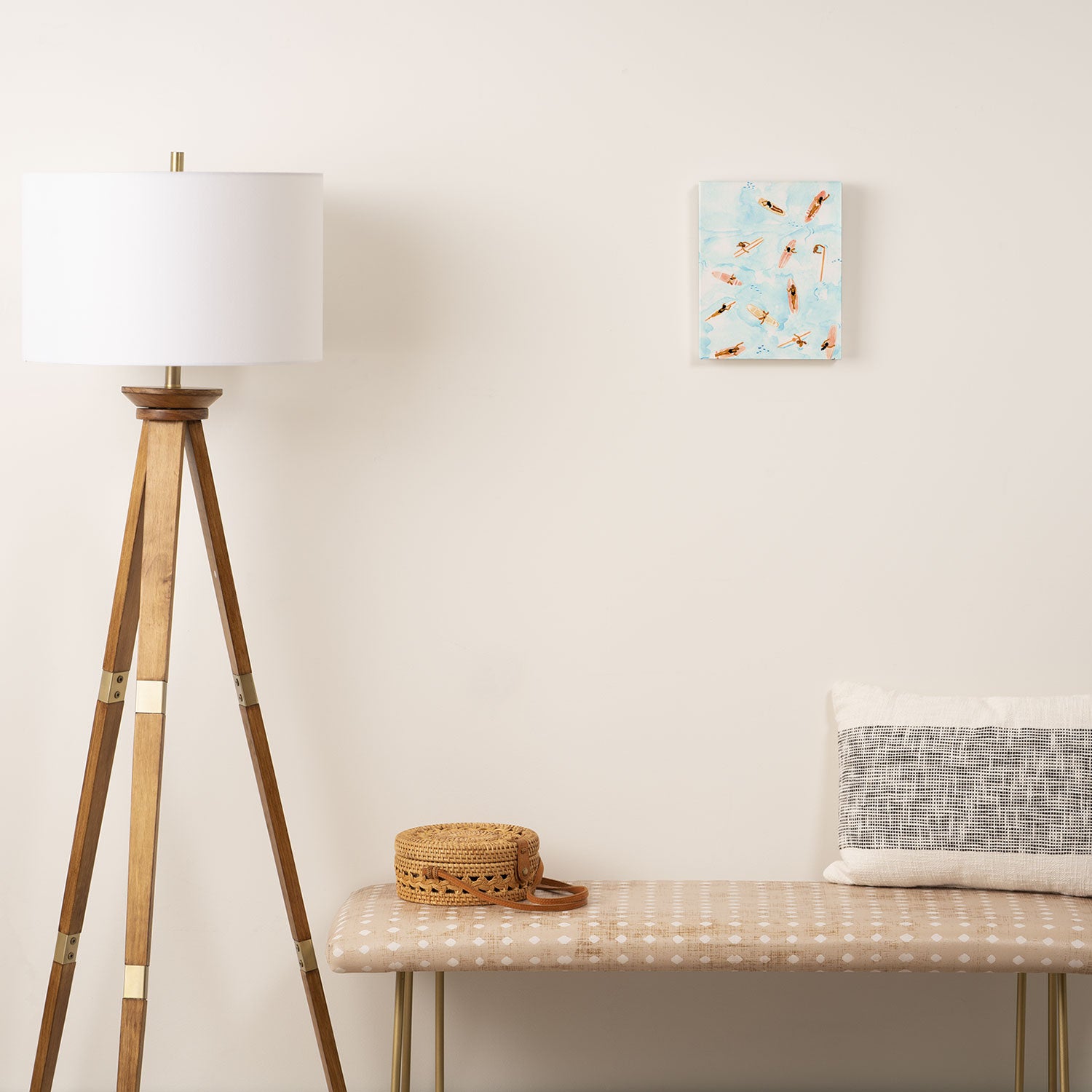 Surfers Canvas Print Gallery Image 2