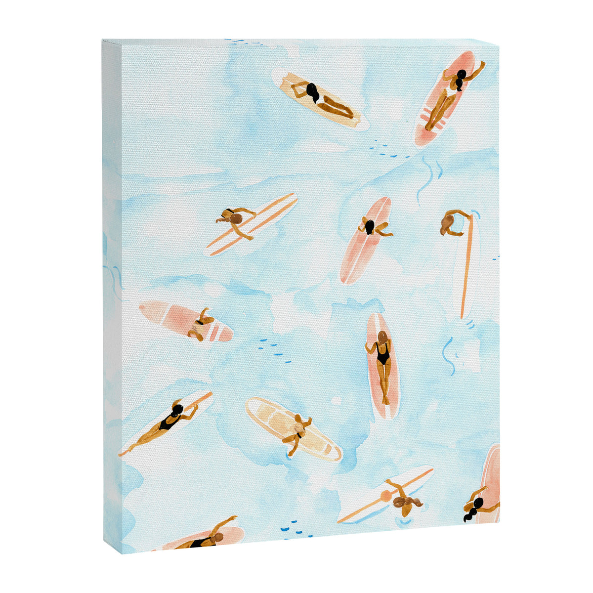 Surfers Canvas Print Gallery Image 6