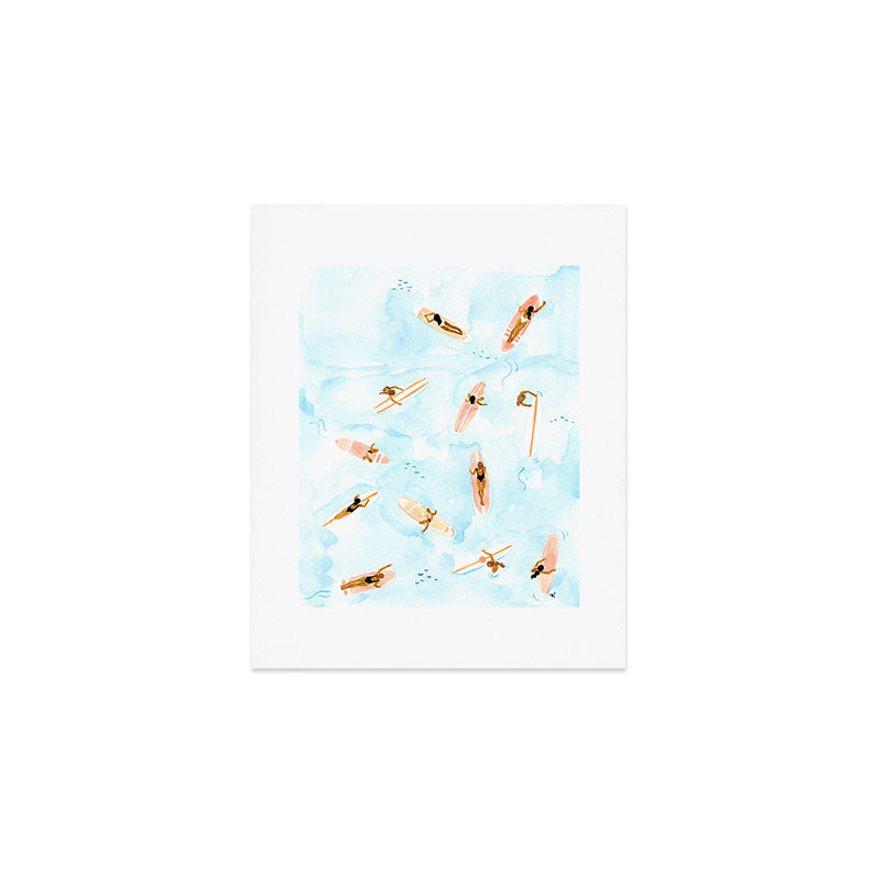 Surfers Art Print Gallery Image 1
