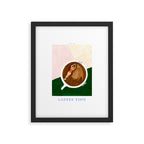 Swimming in Coffee Framed Art Print Gallery Image 5