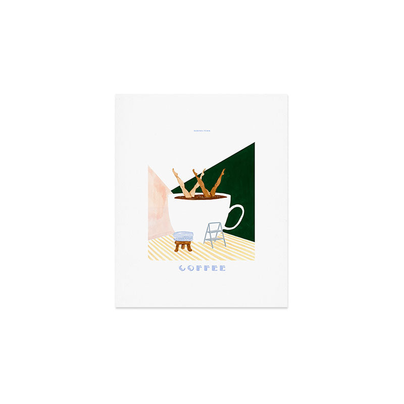 Synchronized Swim Coffee Art Print Art Print Gallery Image 1