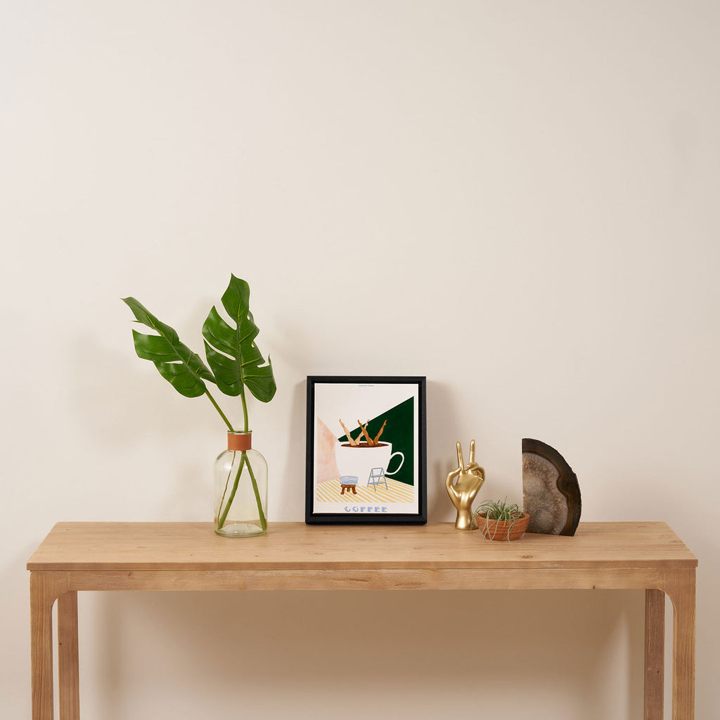 Synchronized Swim Coffee Art Print Framed Canvas Print Gallery Image 4