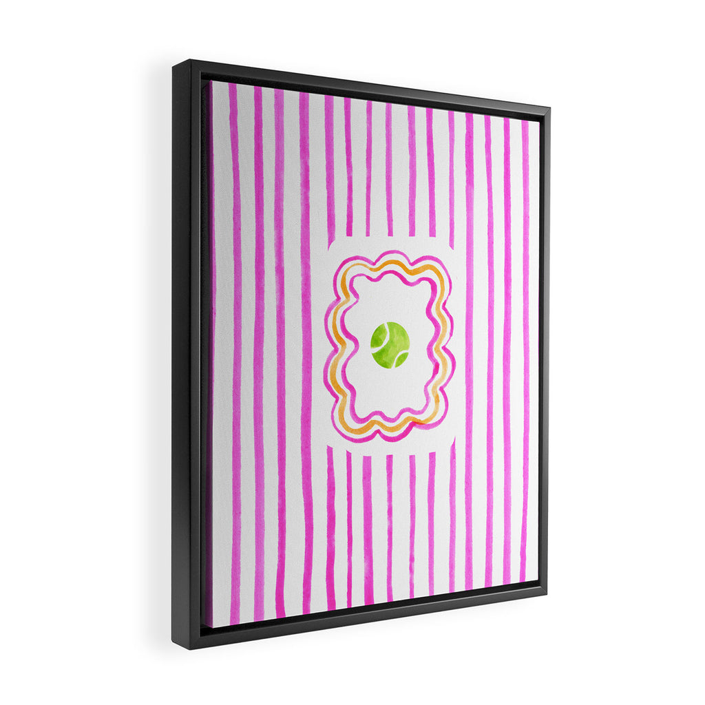 Tennis Ball Framed Canvas Print Gallery Image 2