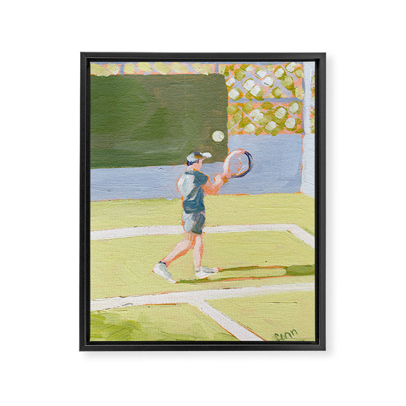 Tennis Player Framed Canvas Print Gallery Image 6