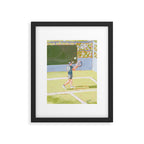 Tennis Player Framed Art Print Gallery Image 5
