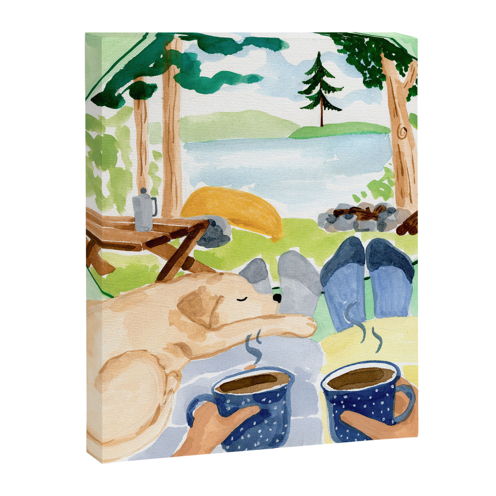 Tent Morning Canvas Print Gallery Image 6