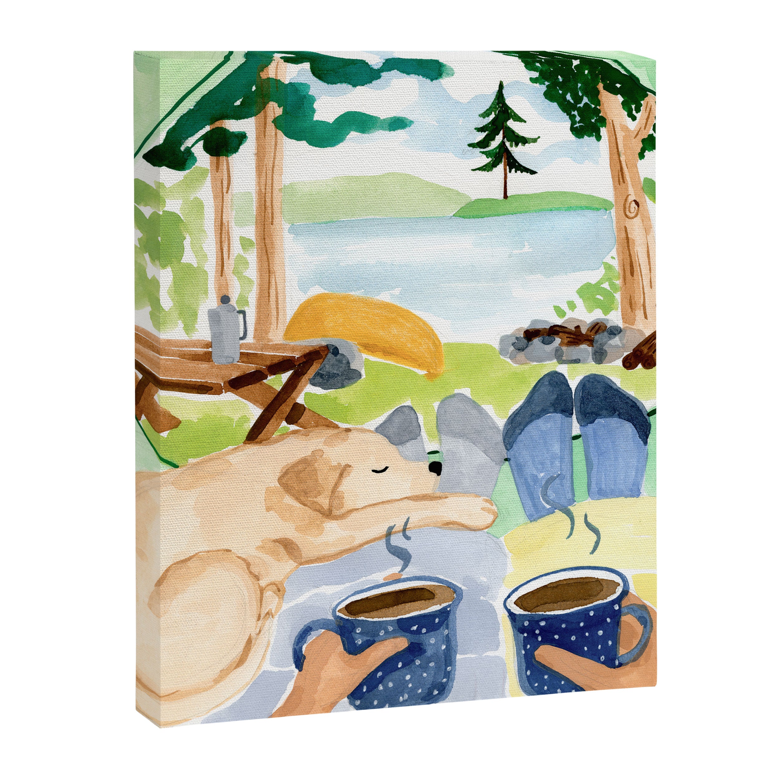 Tent Morning Canvas Print Gallery Image 6
