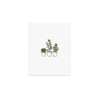 Three Little Succulents Art Print Gallery Image 1